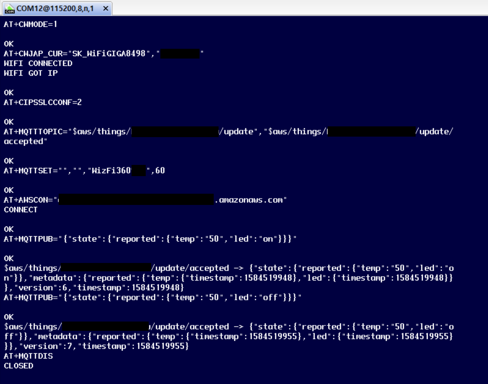 Publicando datos en AWS