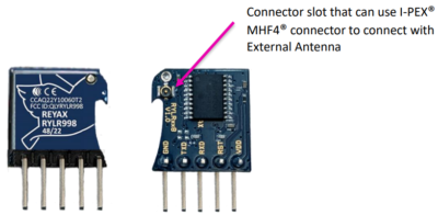 Módulo RYLR998 con conector