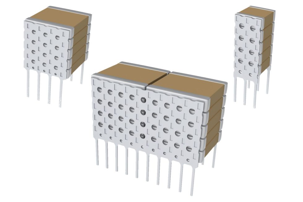 Condensadores de alta capacidad para elevadas temperaturas