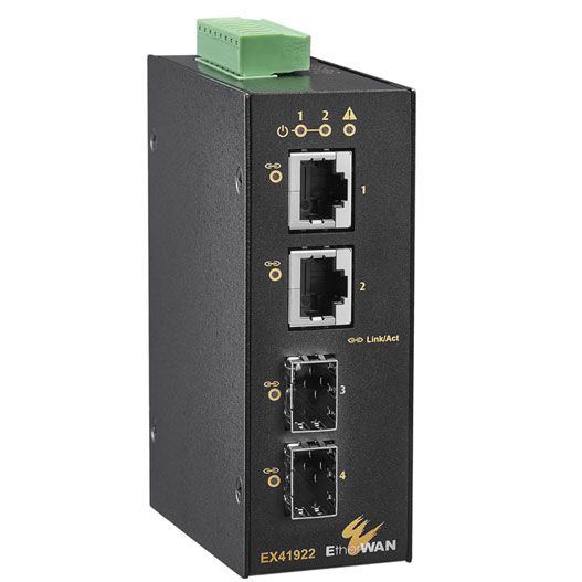 Switch Gigabit Ethernet industrial no gestionable