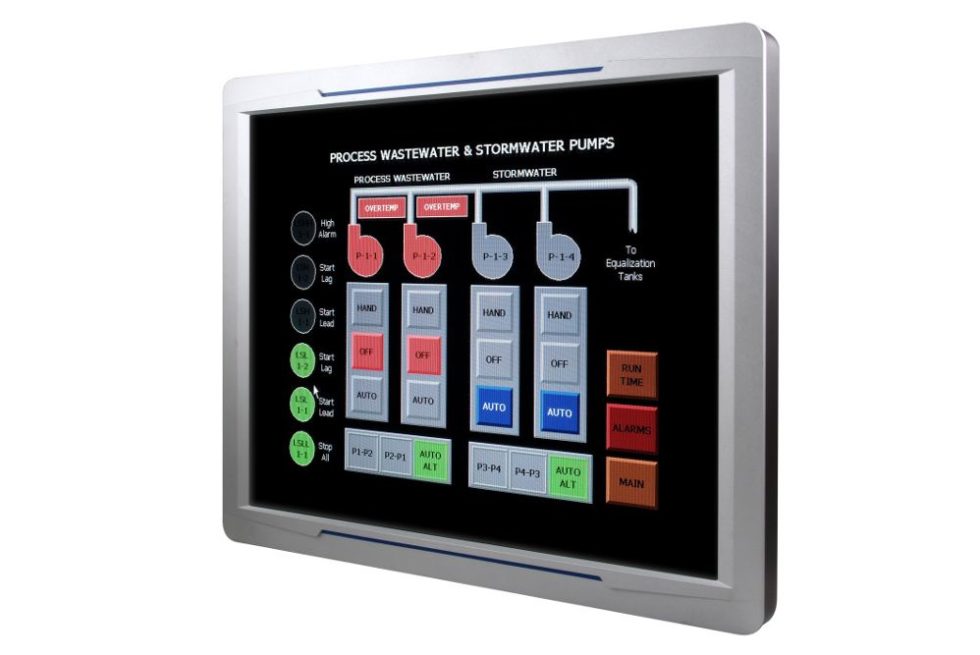 Panel PC rugerizado industrial para automatización y sistemas embarcados
