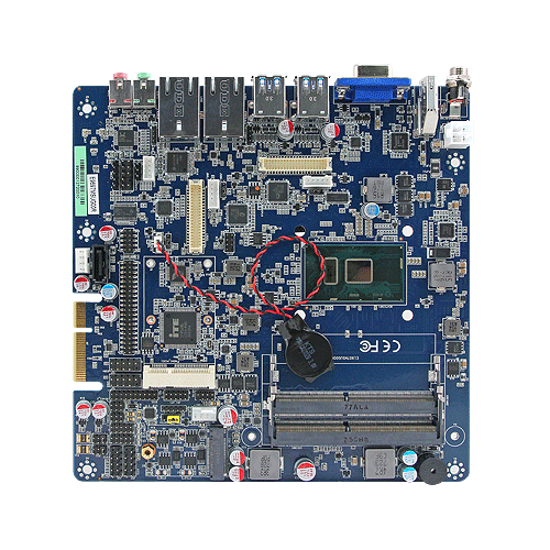 Placas base Thin Mini ITX para entornos industriales