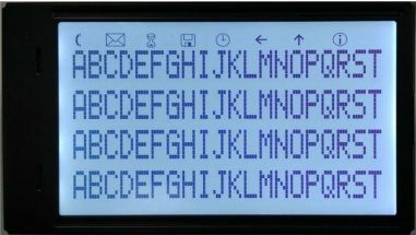 Display LCD BC2004H con formato 20x04 y marco metálico