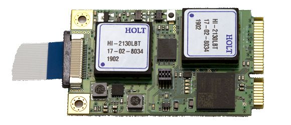 Diseño de referencia mini PCIe de canal dual para MIL-STD-1553