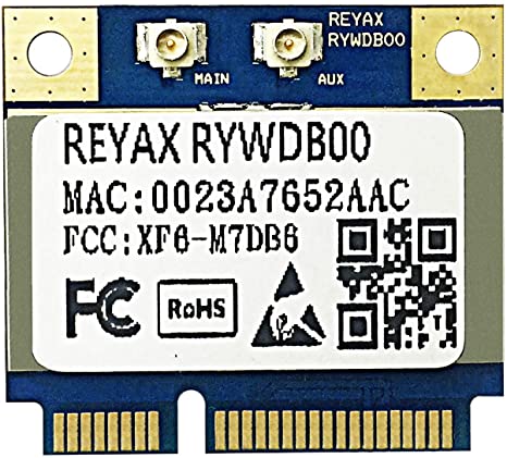 Imagen de la tarjeta mini PCIe Wi-Fi y Bluetooth 5 dual para entornos industriales