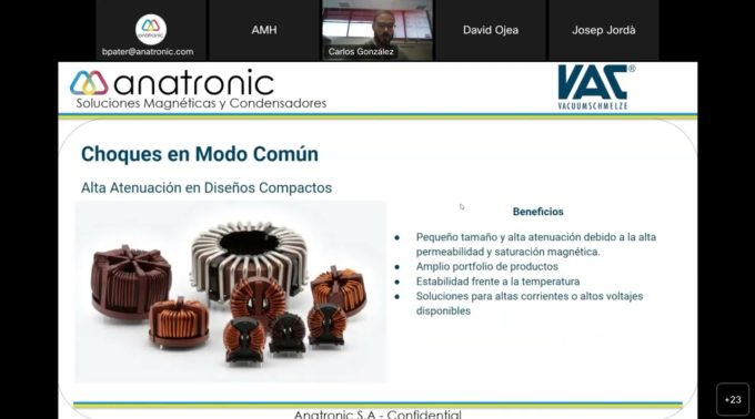 Webinar sobre Soluciones Magnéticas y Condensadores para aplicaciones de Industria y Energía
