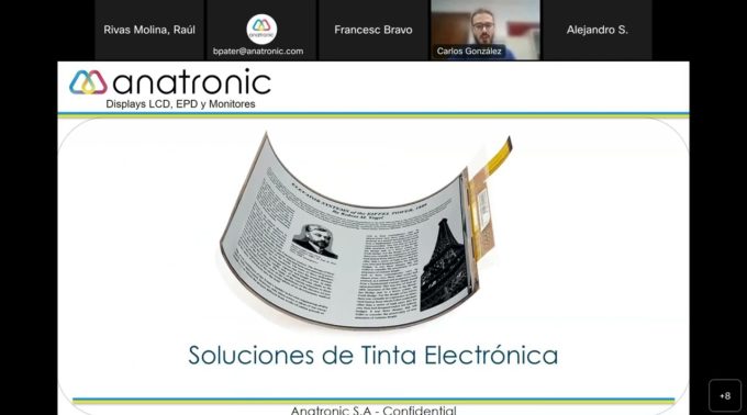 Webinar – Soluciones Displays Industriales TFT Cristal Liquido Tinta Electrónica