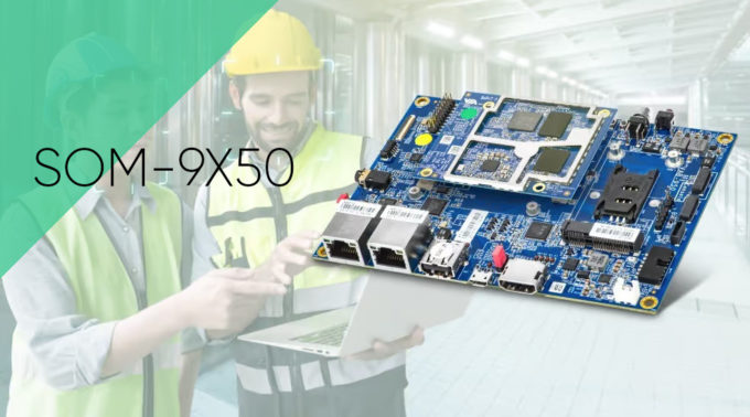 Foto Presentación SOM-9x50 Plataforma para proyectos IoT con inteligencia artificial integrada