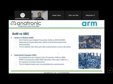 Webinar Plataformas y Soluciones sobre cores ARM