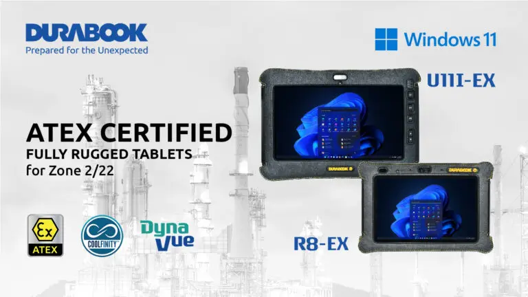 Tablets rugerizadas con certificación ATEX