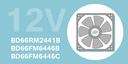 MCUs para ventiladores de refrigeración de 12V