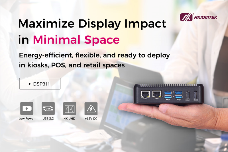 DSP311 señalización digital fanless