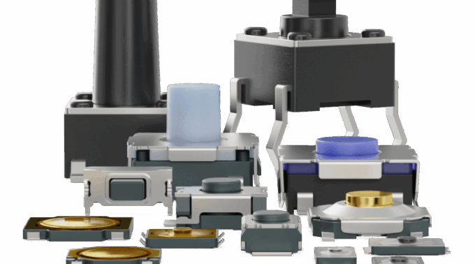 Tactile Packshot Image - Phase 2 Pulsadores táctiles GCT para control y rendimiento fiable