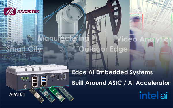 Axiomtek AIM101, un sistema Edge AI fanless para computación en el borde.