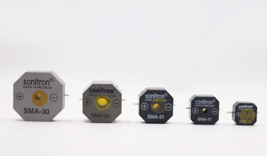 Zumbadores y transductores de la Serie SMA & SMAT de Sonitron