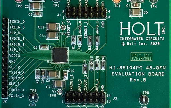 Placa de evaluación de Quad Line Driver ARINC 429 ADK-85104