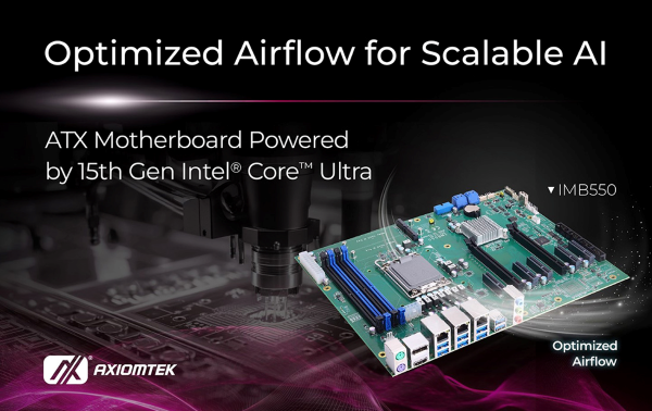 Placa base industrial Axiomtek IMB550 con socket LGA1700