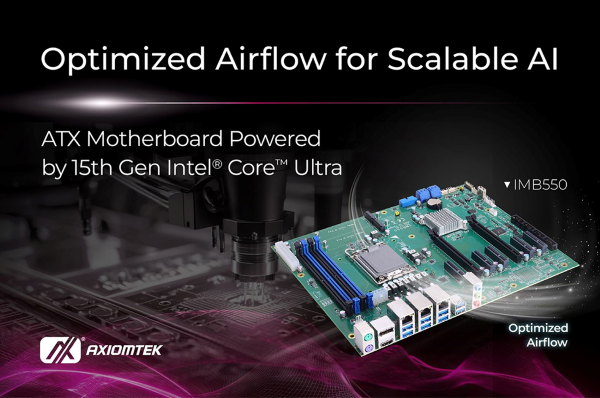 Placa base industrial Axiomtek IMB550 con socket LGA1700