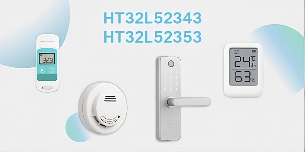 Nuevos microcontroladores HT32L52343 de Holtek para aplicaciones IoT de bajo consumo