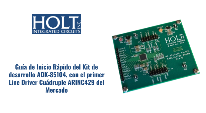 laca de evaluación ADK-85104 para el driver ARINC 429 HI-85104