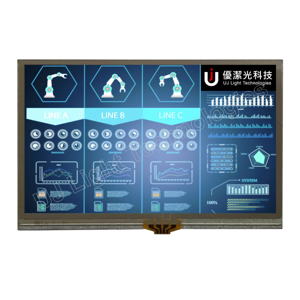 Módulos TFT con controladora de UJ Light para aplicaciones industriales