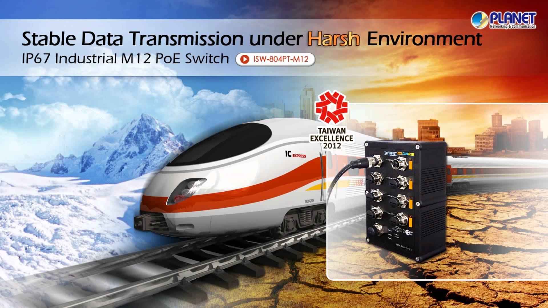 Switch PoE IP67 Fast Ethernet