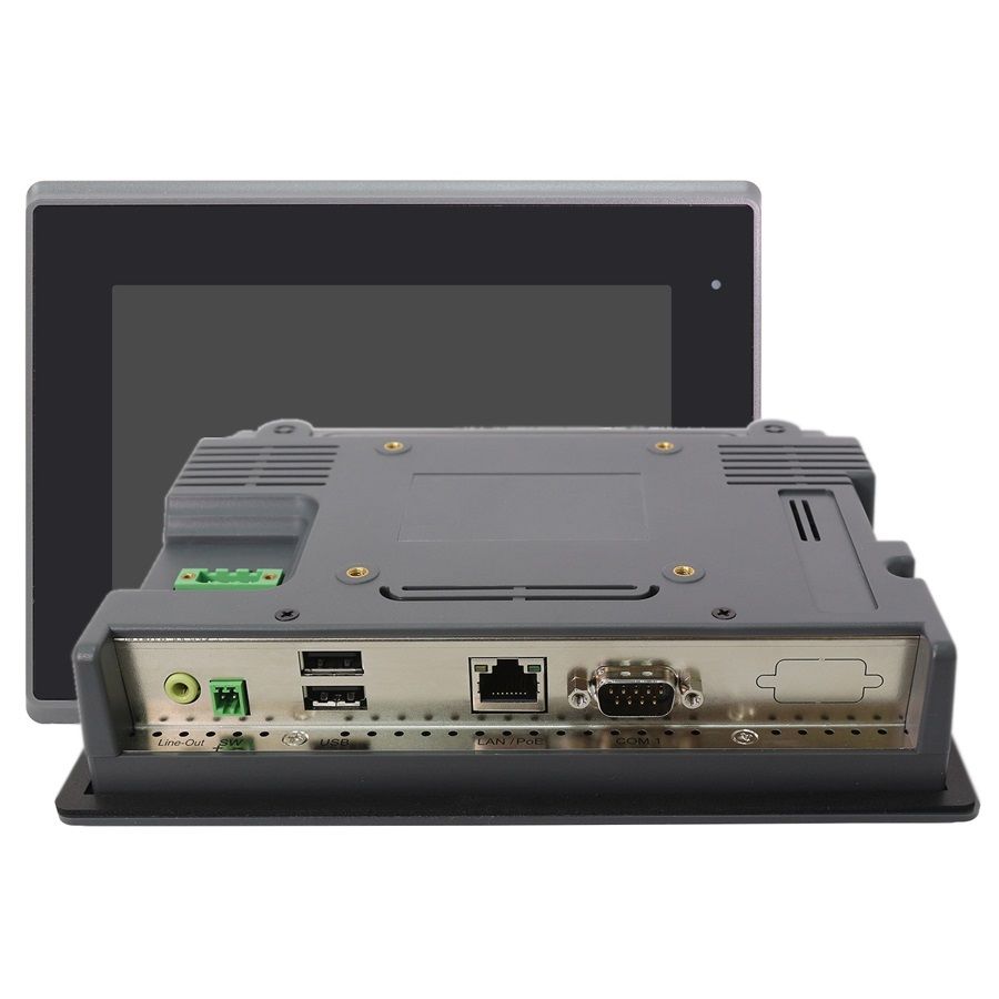 HMI con pantalla táctil LCD de 5.6 a 12.1”
