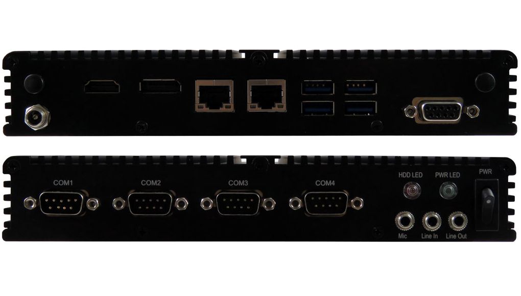 Box PC sin ventilador con Intel Apollo Lake
