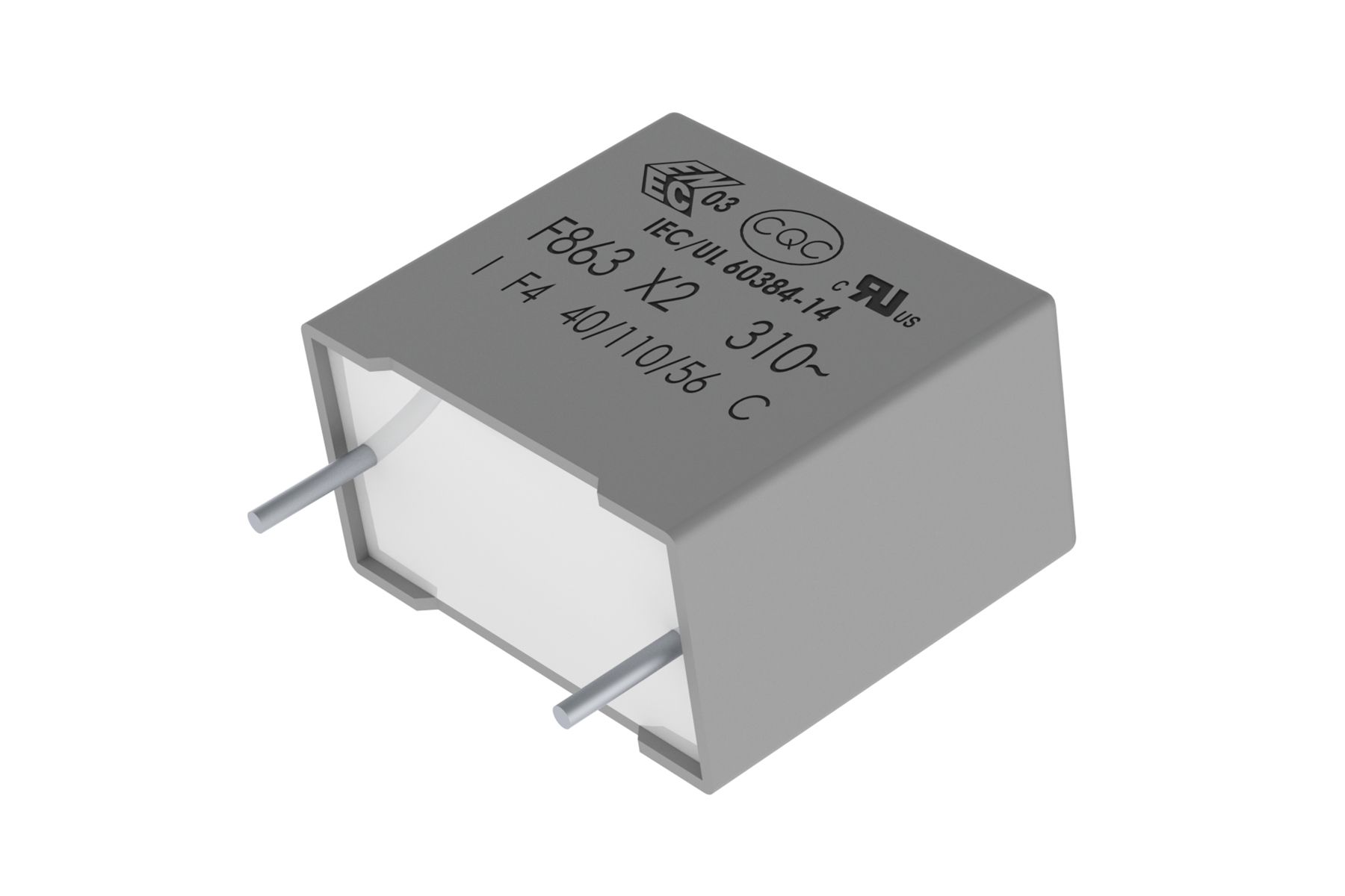 Condensadores de polipropileno metalizado de la serie F863