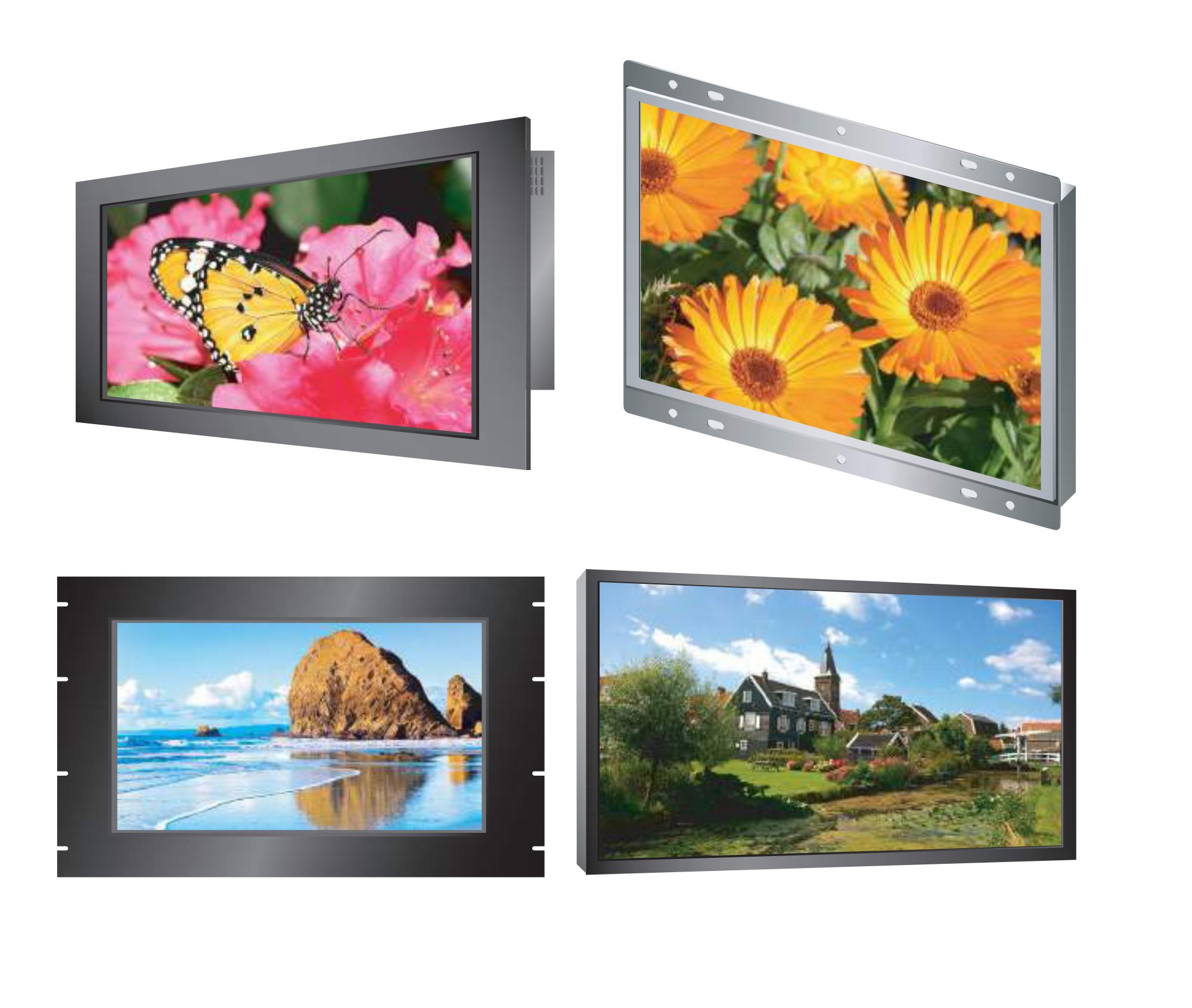 Displays LCD industriales de alto brillo para aplicaciones industriales