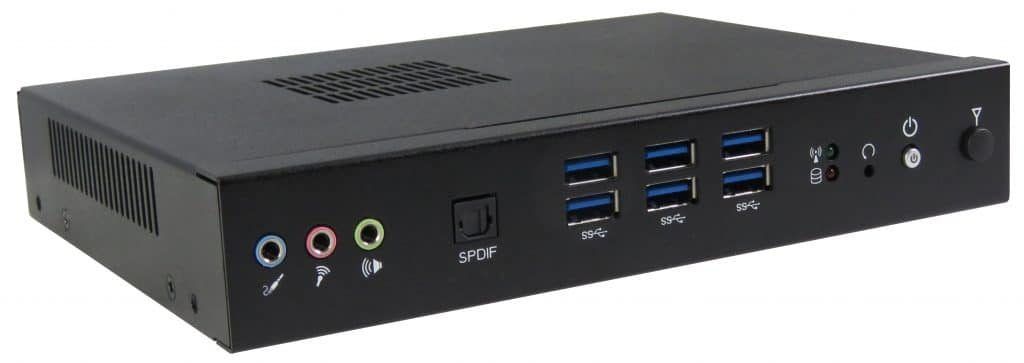 Box PC 4K UHD para cartelería y kioscos.