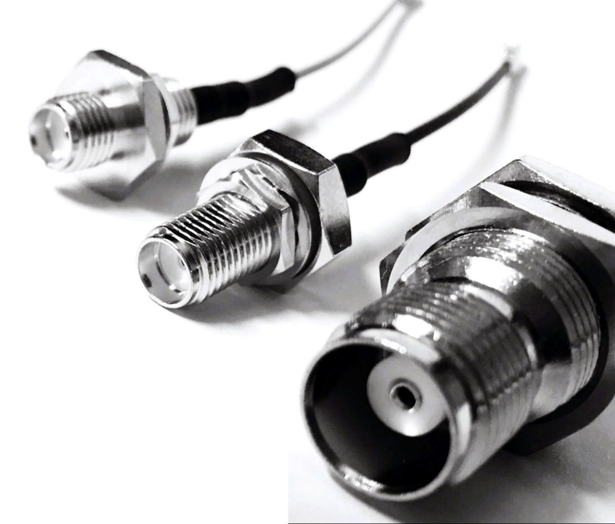 Ensamblajes con nuevas opciones de conector de cable coaxial