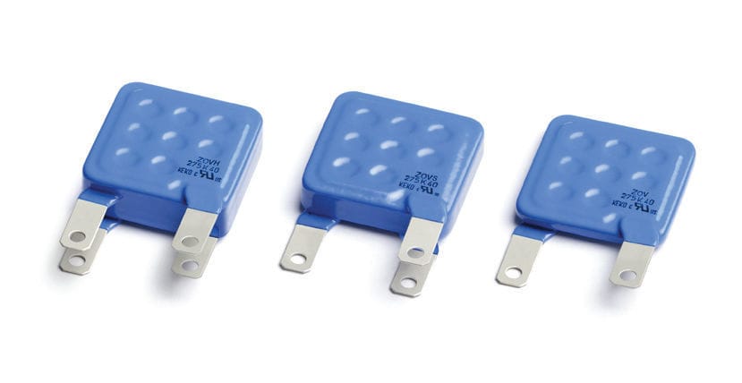 Varistores para automoción con el certificado AEC-Q200