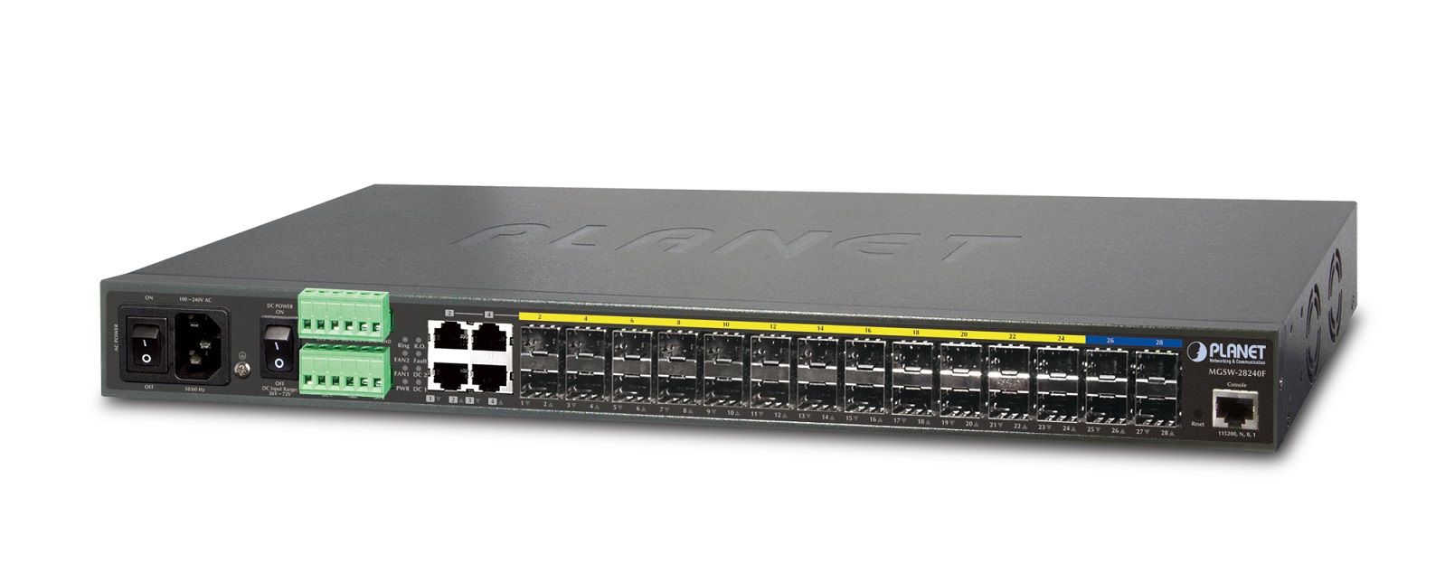 Switch para redes Metro Ethernet con 4 SFP+ 10Gb BASE-SR/LR