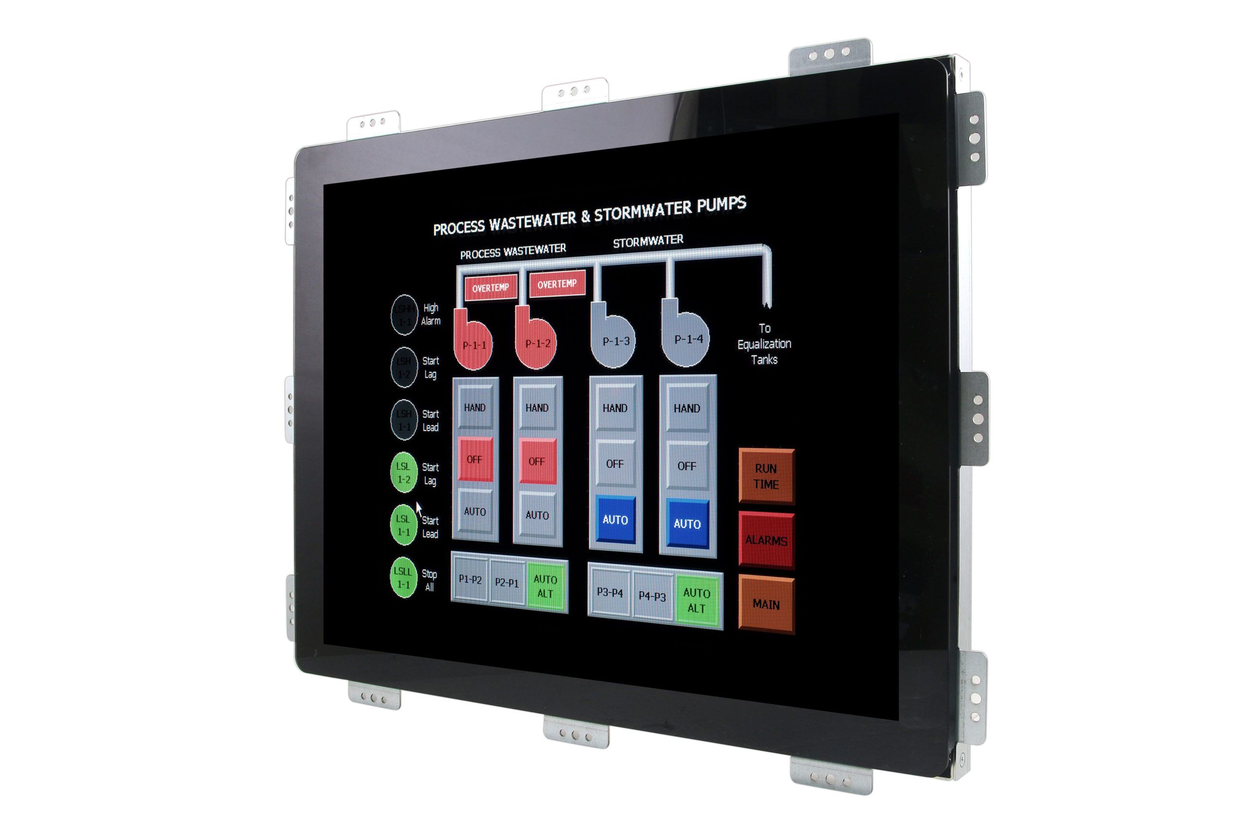 Imagen del Panel PC open frame de 15 y 21" para integrar en aplicaciones industriales.