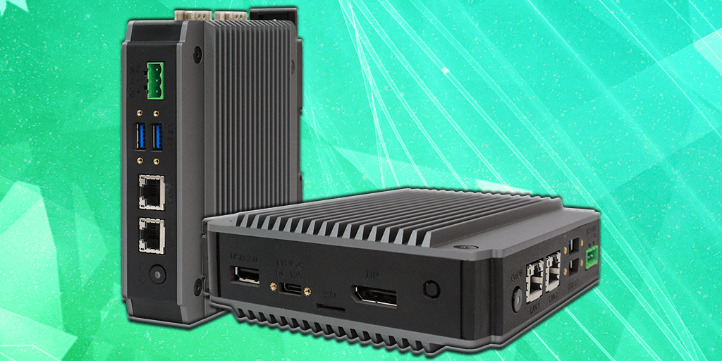 Imagen del PC de tamaño reducido sin ventilador con diseño robusto