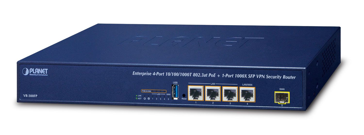 Routers VR-300F con seguridad VPN y fibra optica