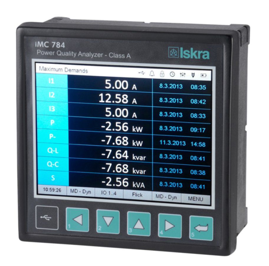 Imagen de Analizador de Calidad Eléctrica iMC784