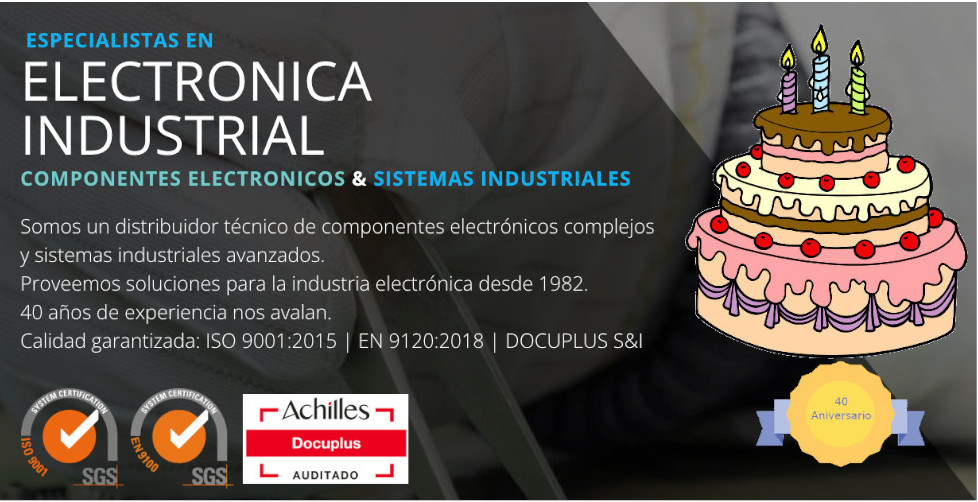 Anatronic 40 aniversario y certificación EN 9120 2018