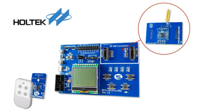 Imagen de Sistema RF de Transmisor y Receptor de Código Evolutivo