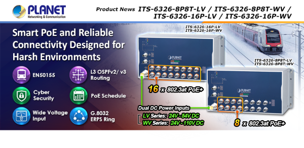 Switch PoE EN50155