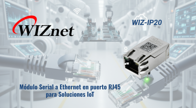 Imagen del WIZ-IP20 para conectividad IoT