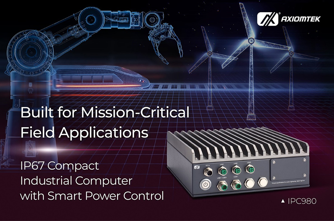 PC Industrial IP67 IPC980 diseñado para condiciones extremas