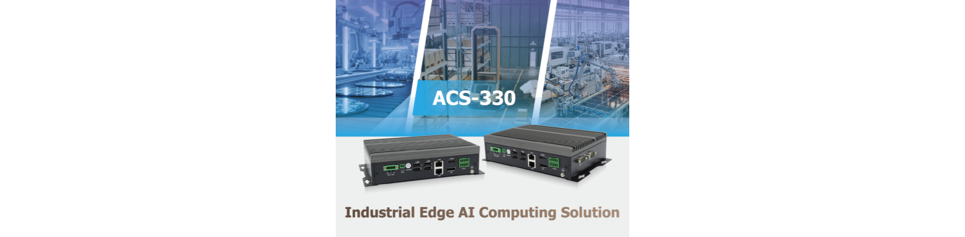 Box PC compacto ACS-330 de APLEX para automatización industrial