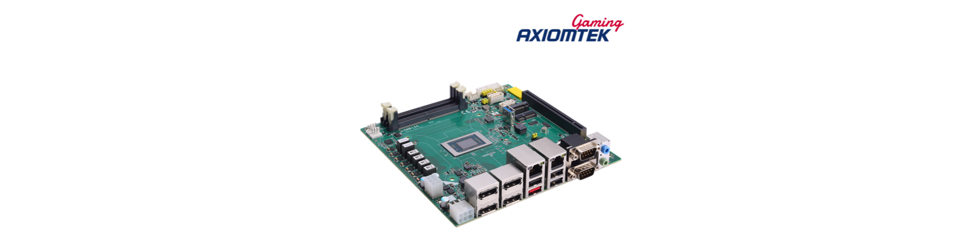 Placa Mini-ITX GMB150 de Axiomtek con AMD Ryzen AI Embedded