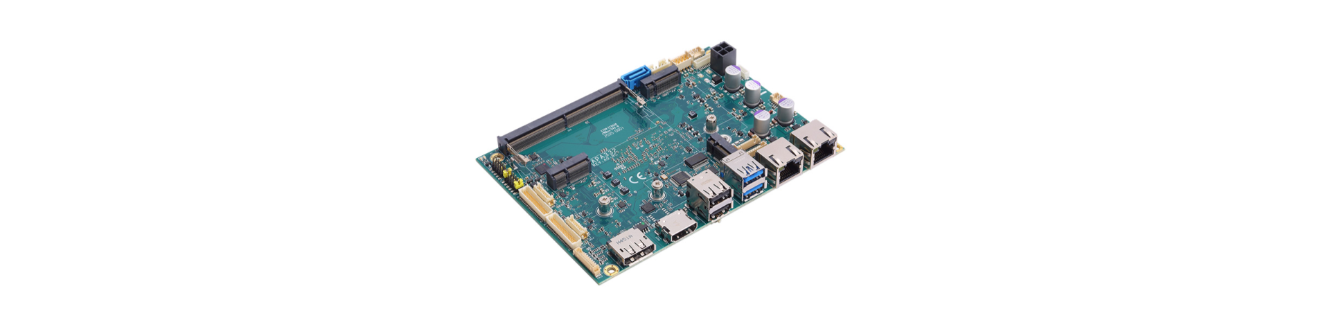 Placa embebida CAPA332 de Axiomtek de 3,5 pulgadas con conectores Ethernet