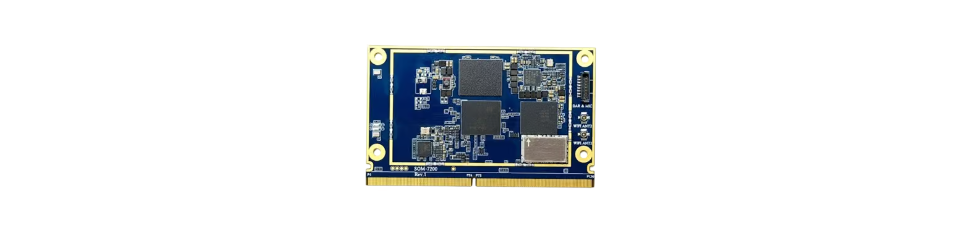 Módulo embebido SMARC 2.2 VIA SOM-7200 con procesador MediaTek Genio 720